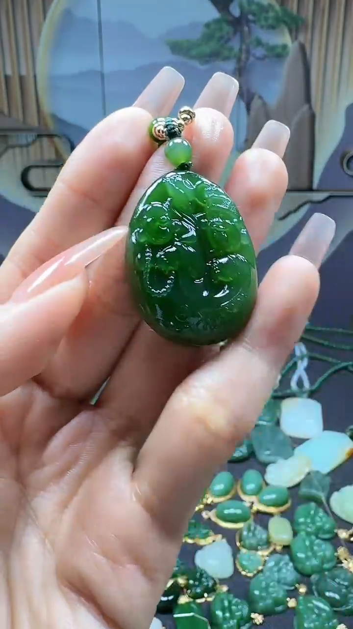 【闪购商品】和田玉挂件未镶嵌1