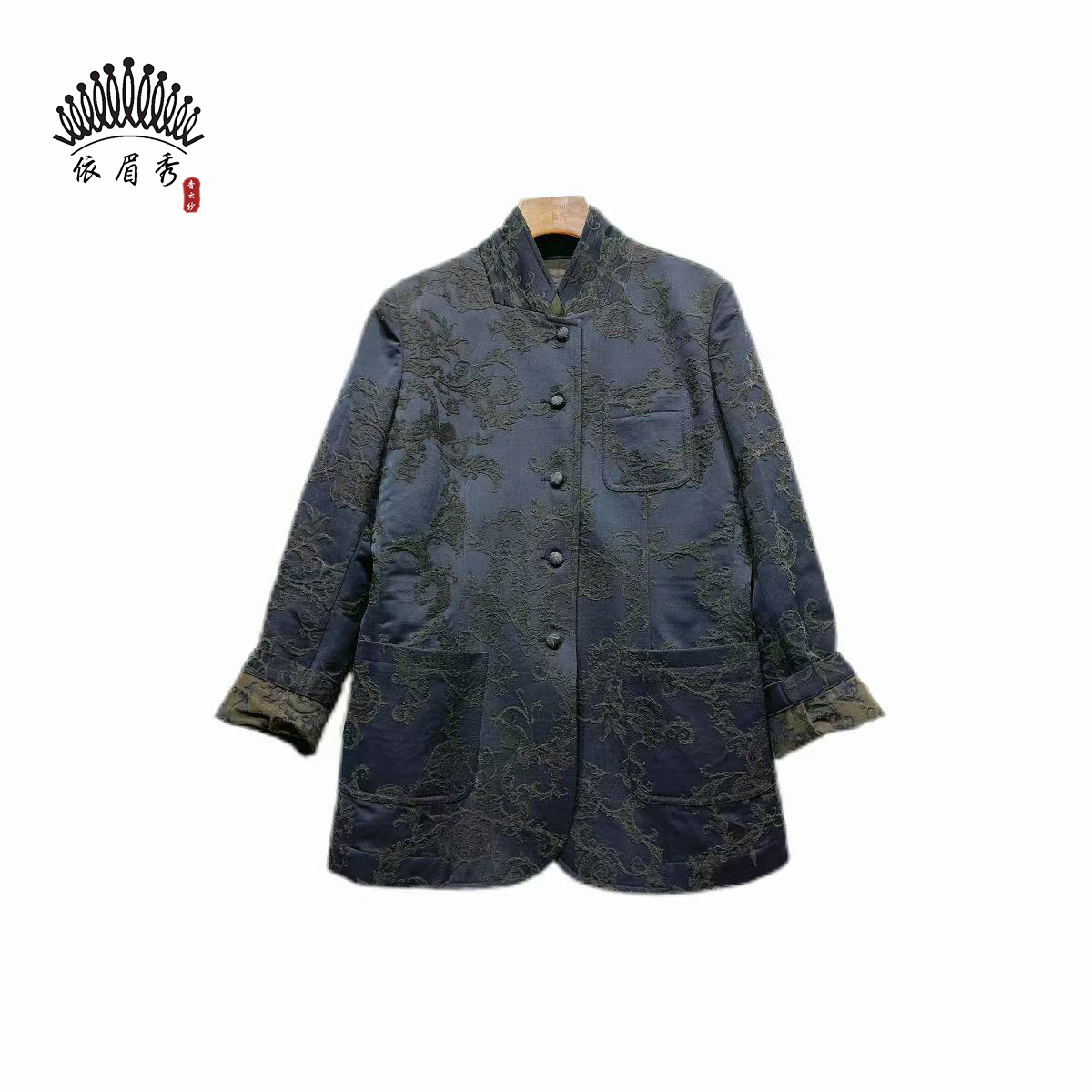 YIMEIXIU/依眉秀油丝西装外套63642