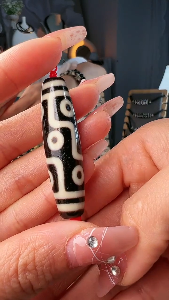 【闪购商品】玛瑙/玉髓颈饰未镶嵌折线九眼