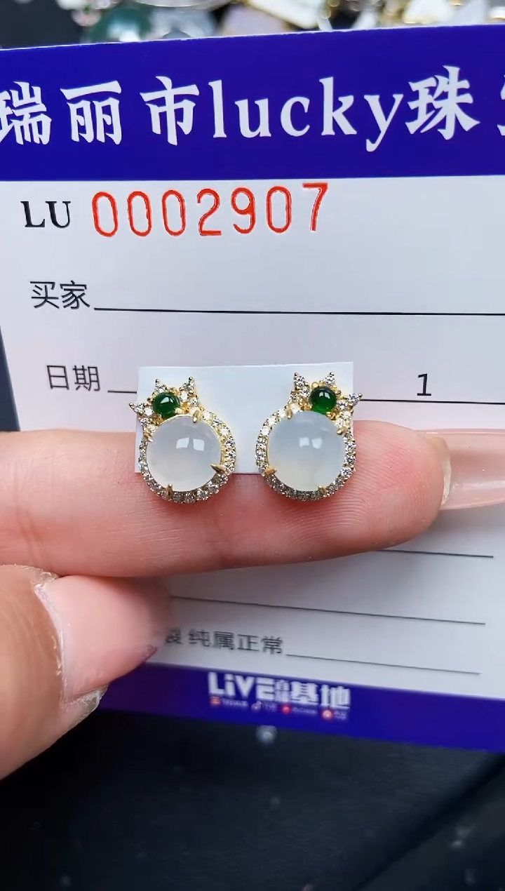 【闪购商品】翡翠颈饰银S925镶嵌2907