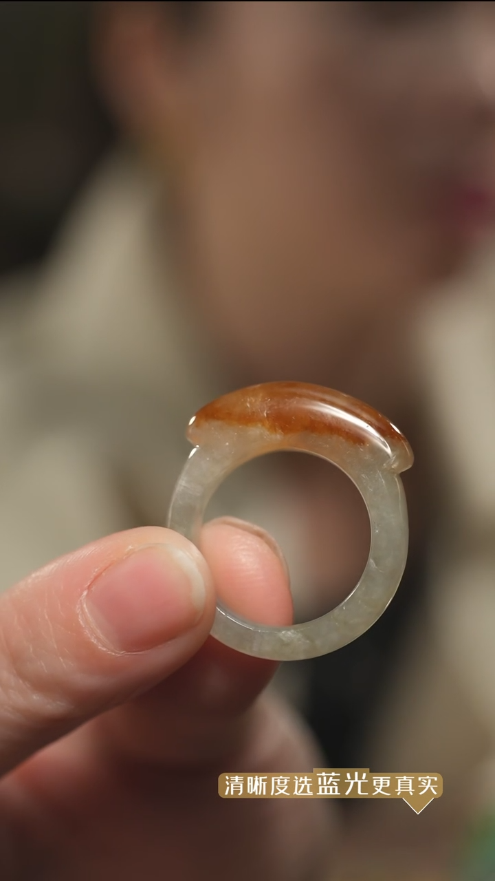 【闪购商品】翡翠戒指未镶嵌红翡翠戒圈