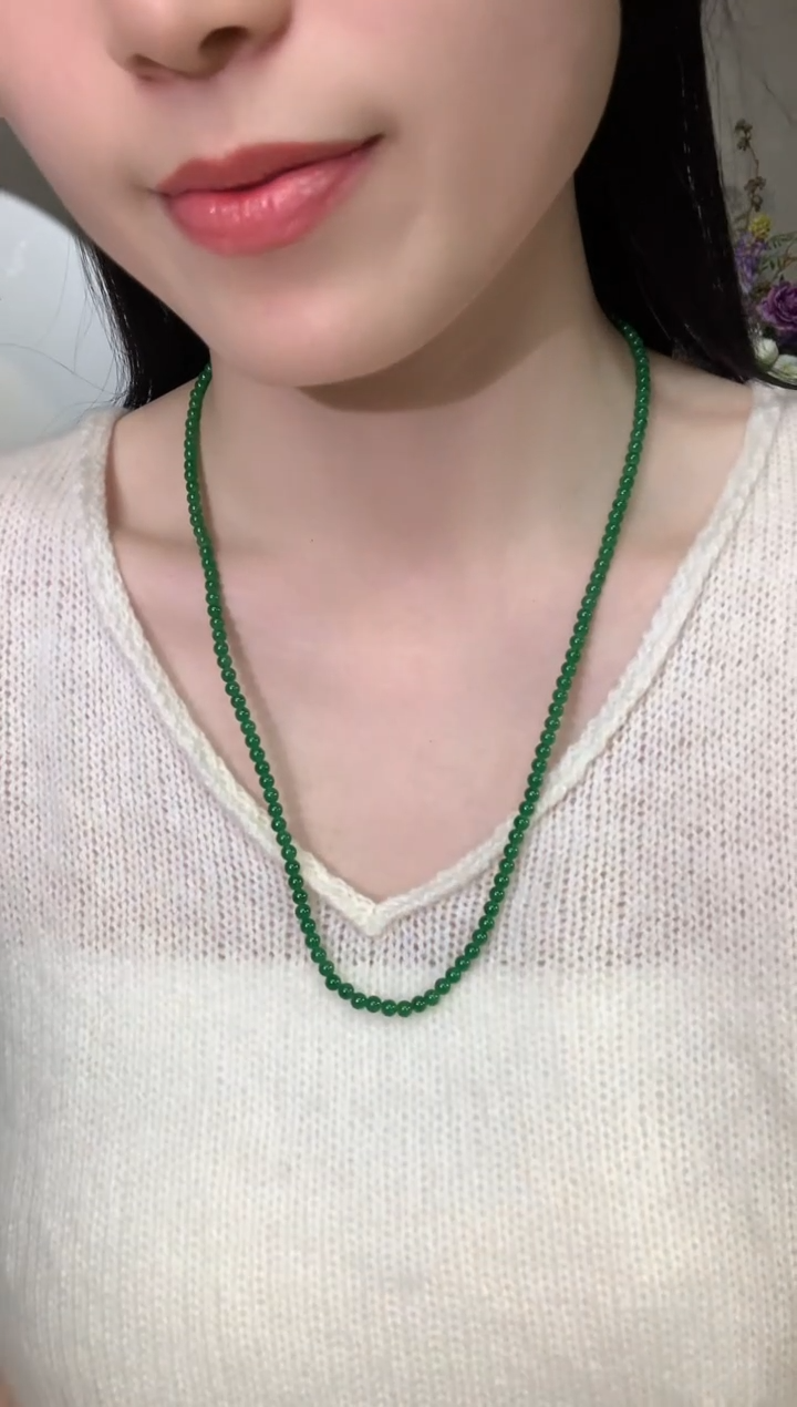 颈饰未镶嵌翡翠冬日珠宝E200