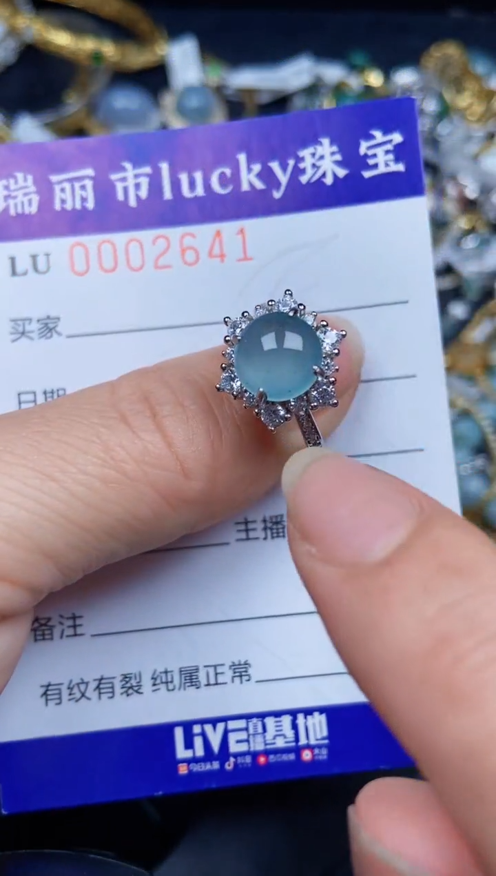 【闪购商品】翡翠颈饰银S925镶嵌2641