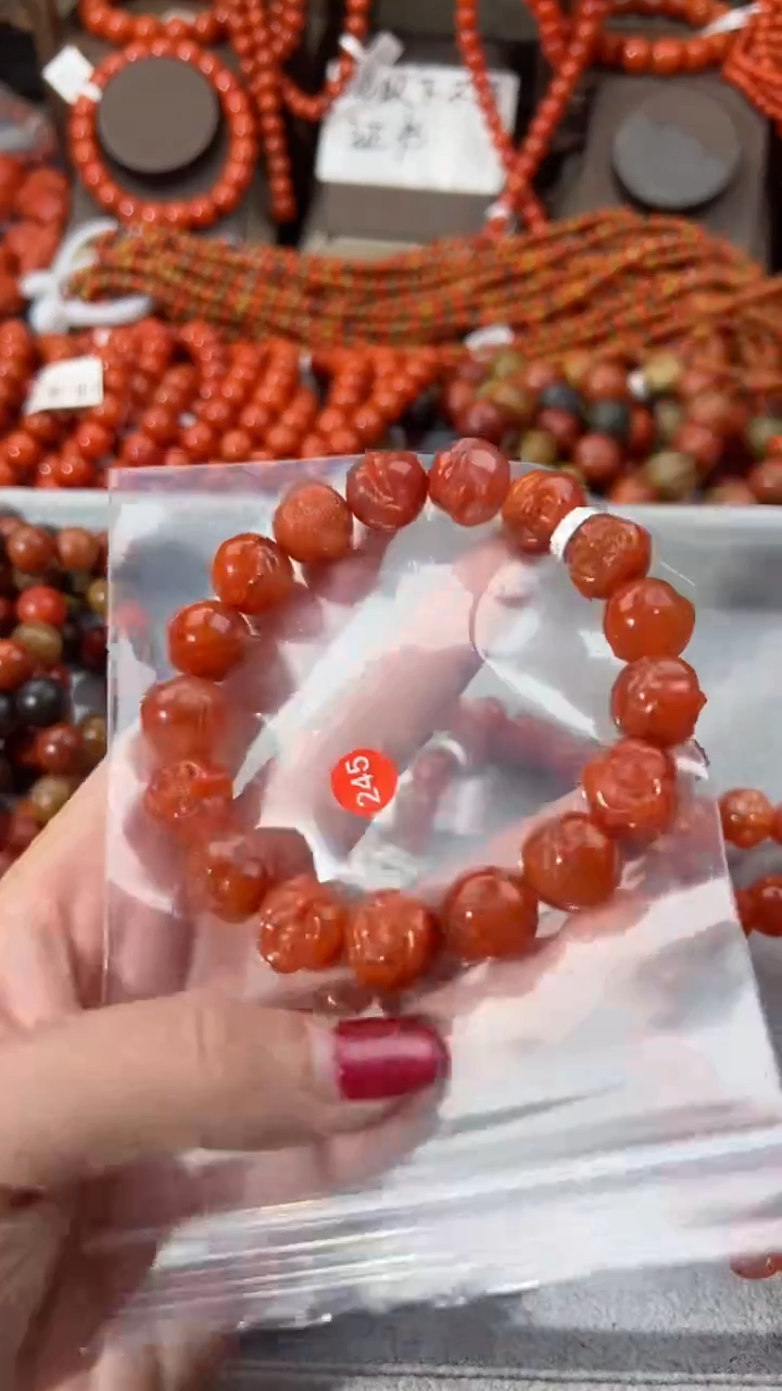 【闪购商品】南红玛瑙手串未镶嵌13