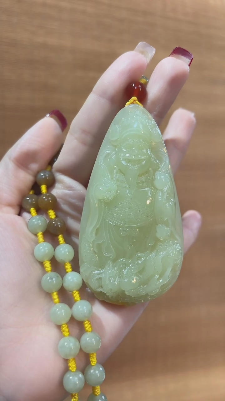 【闪购商品】和田玉吊坠未镶嵌财神爷