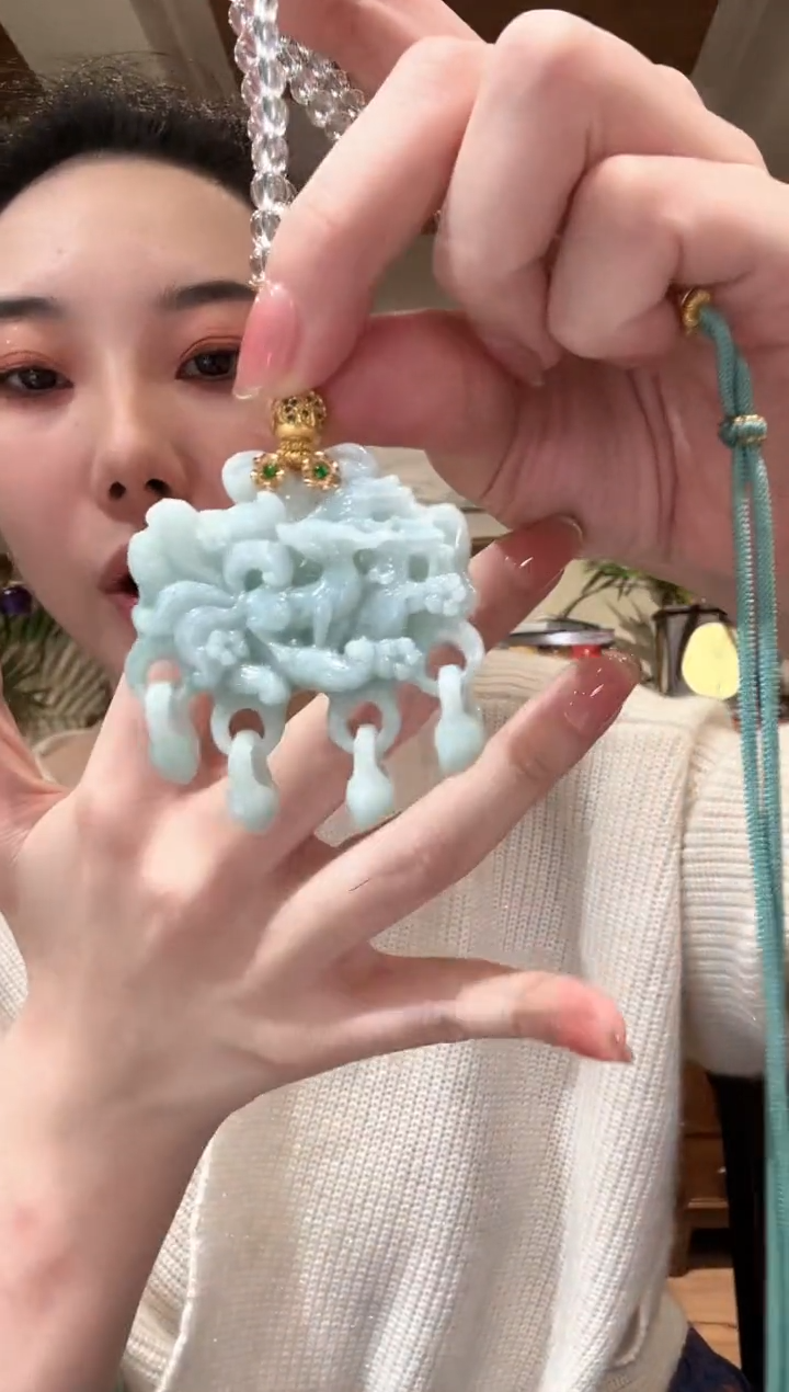 【闪购商品】翡翠颈饰未镶嵌国风