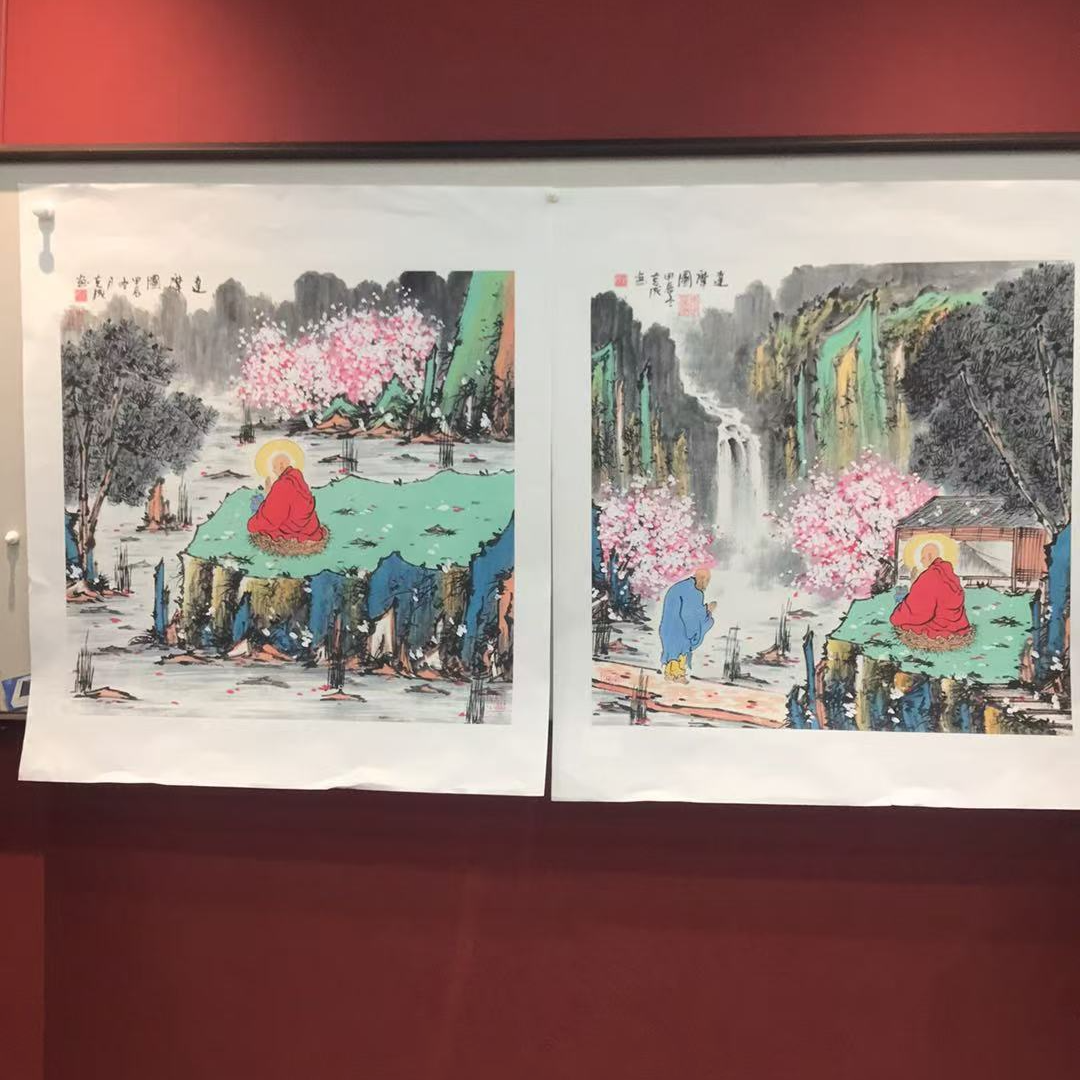 李克成-山海文化-国画-定制链接-点击联系客服