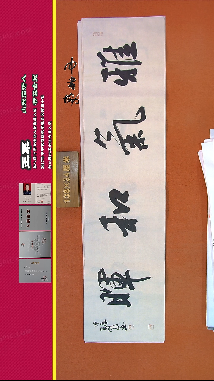 【闪购商品】书法440王军书法作品