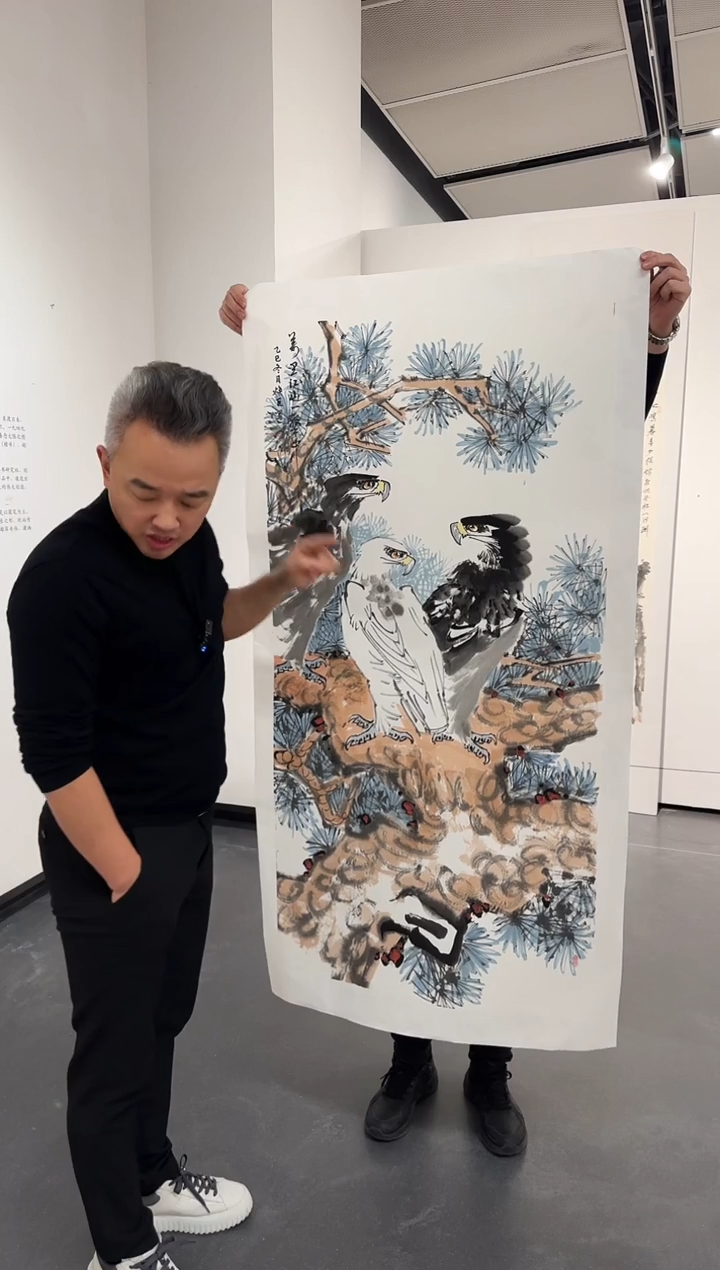 纸本1国画作品，随缘发一幅