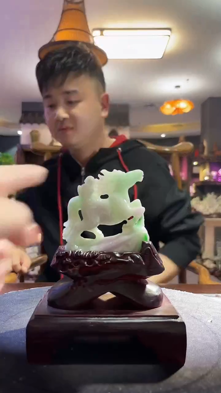 【闪购商品】定制翡翠未镶嵌F/0219/Y/马到功成