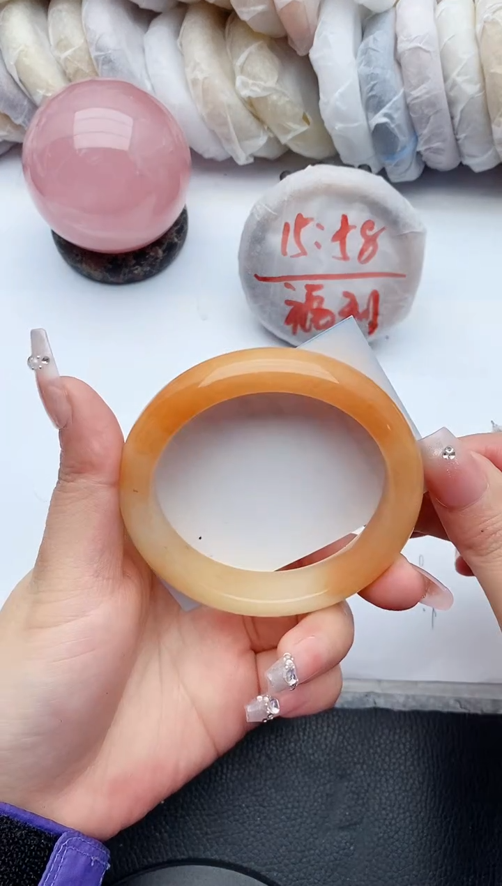 【闪购商品】石英质玉手镯未镶嵌102+58/59