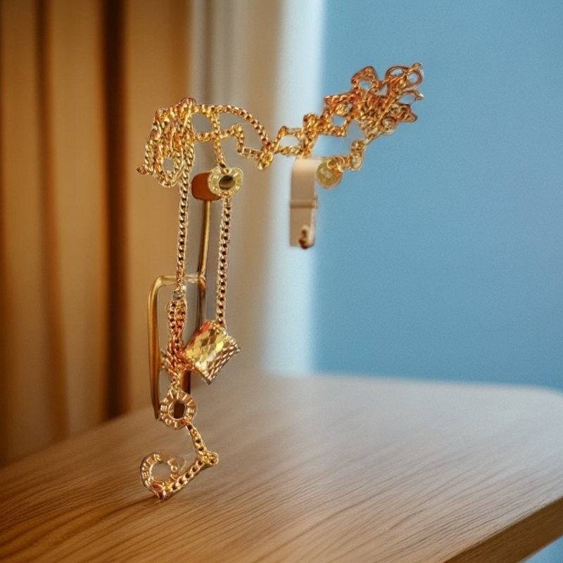 丹枫高奢--碎冰冰小蛮腰项链c144DH