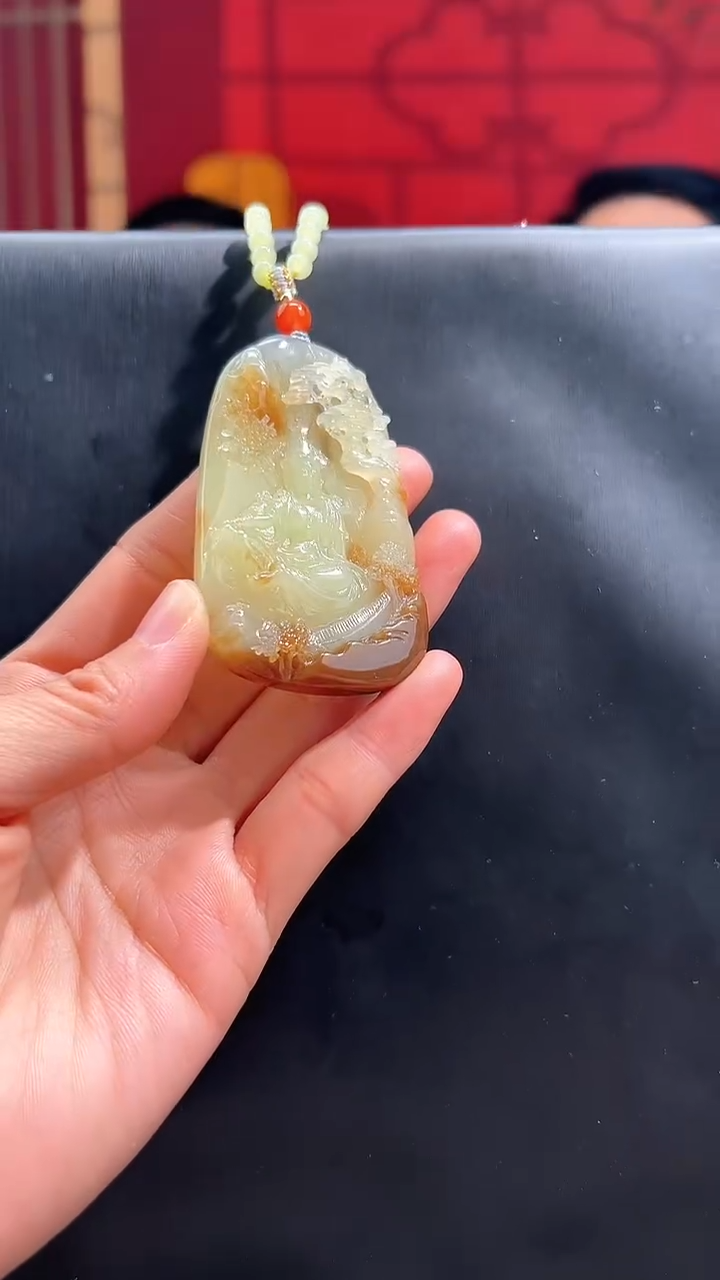 【闪购商品】和田玉吊坠(赠链)未镶嵌多样性发一094