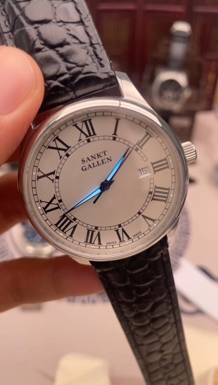 圣加伦2824库存孤品闪电购手表配件一只