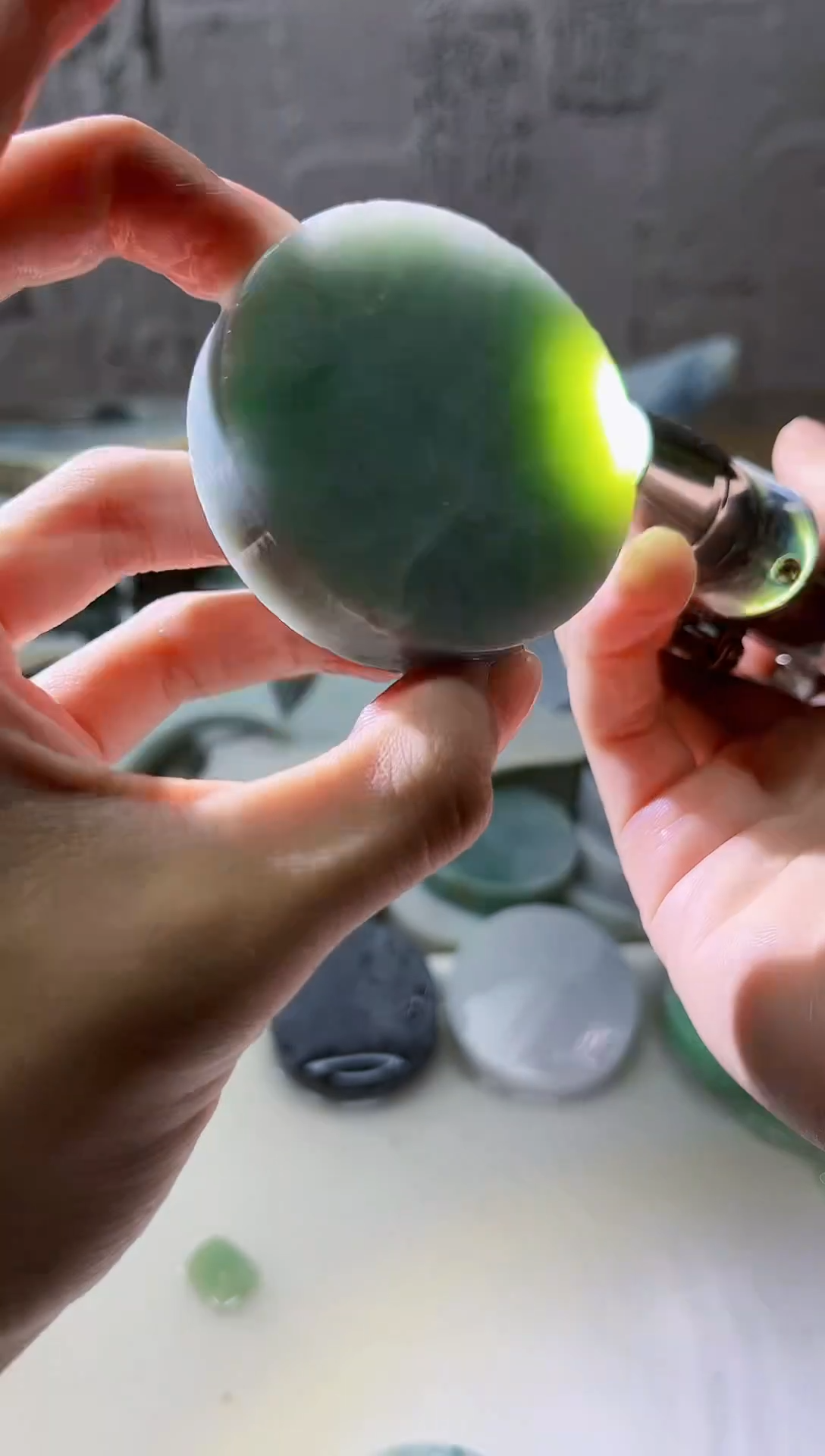 裸石翡翠翡翠a货正品玉石南陈715