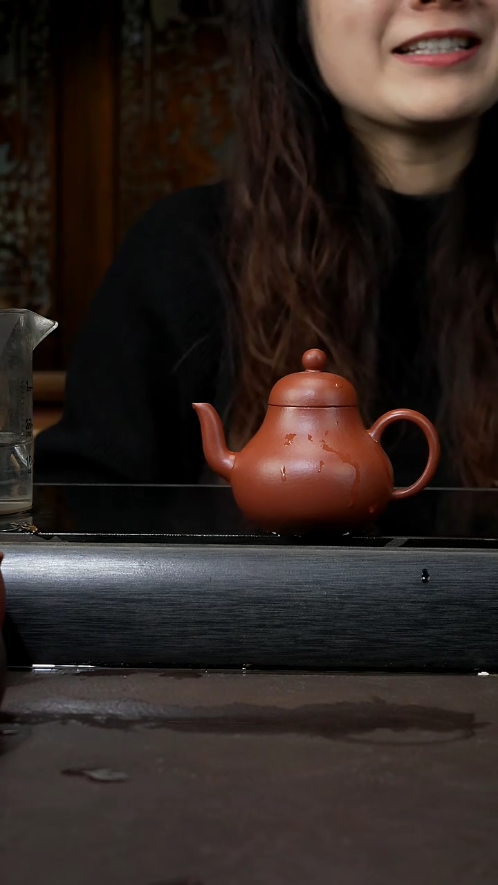 【闪购商品】紫砂茶壶思婷 朱泥 100cc  03