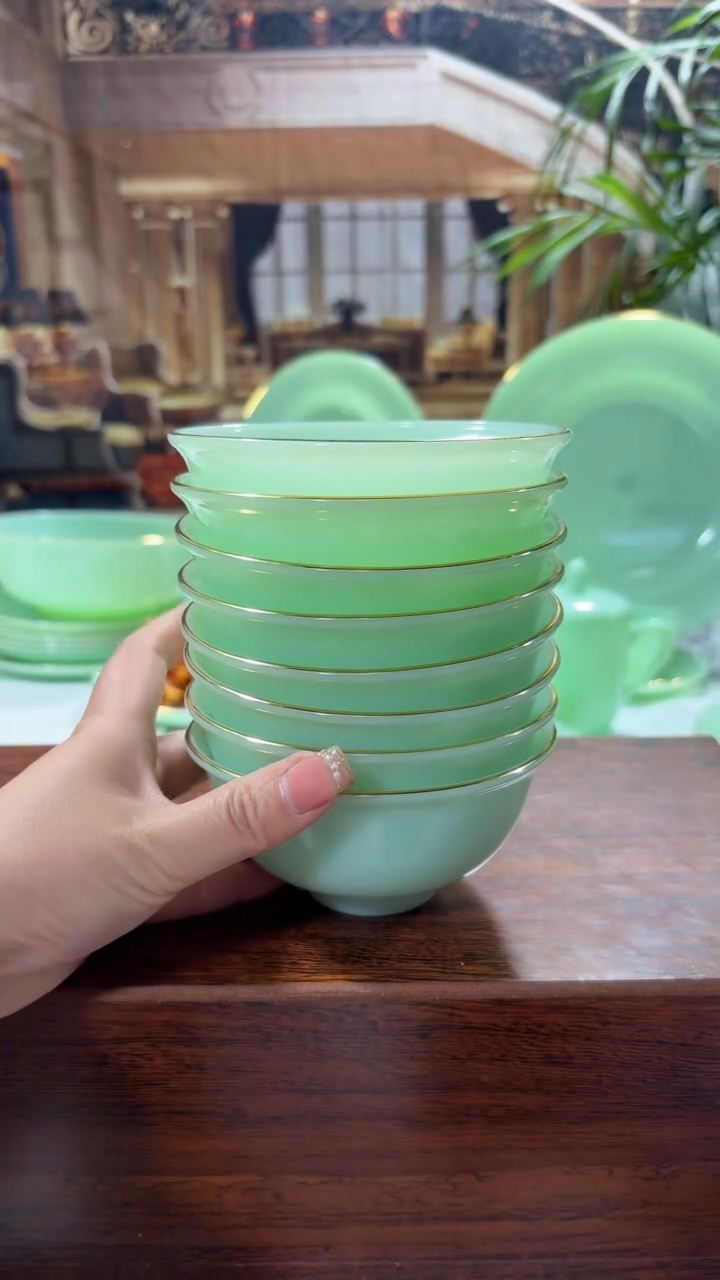 【闪购商品】... 4.5英寸玉瓷碗10个口径11.5厘米