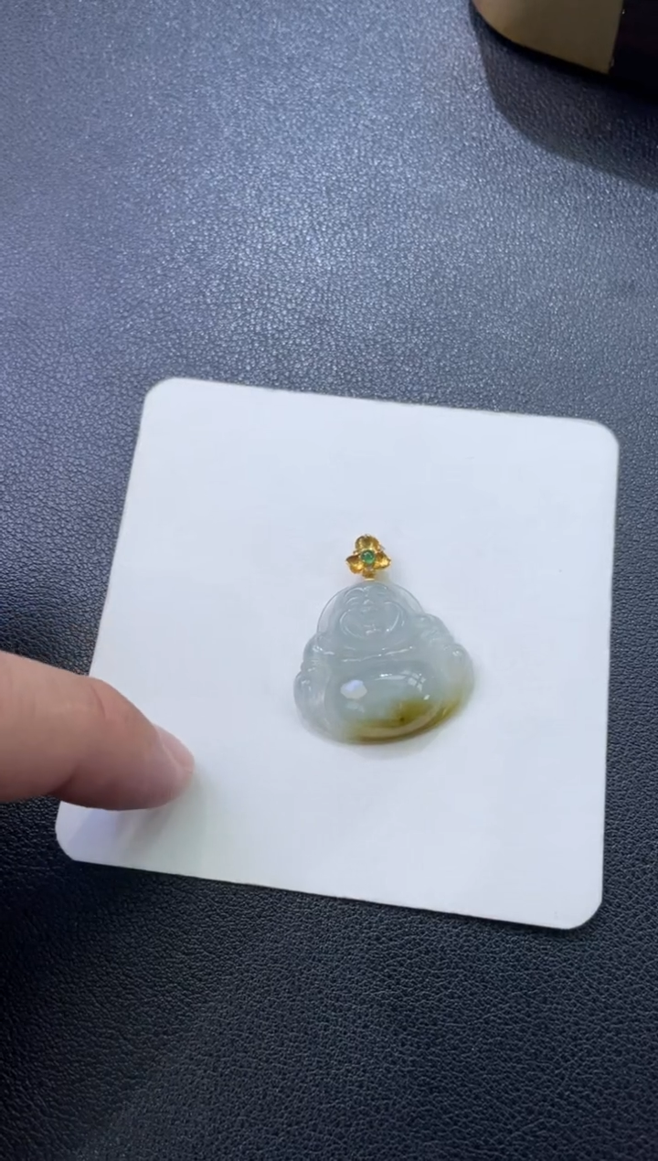 18K金镶嵌定制翡翠DDJ52672