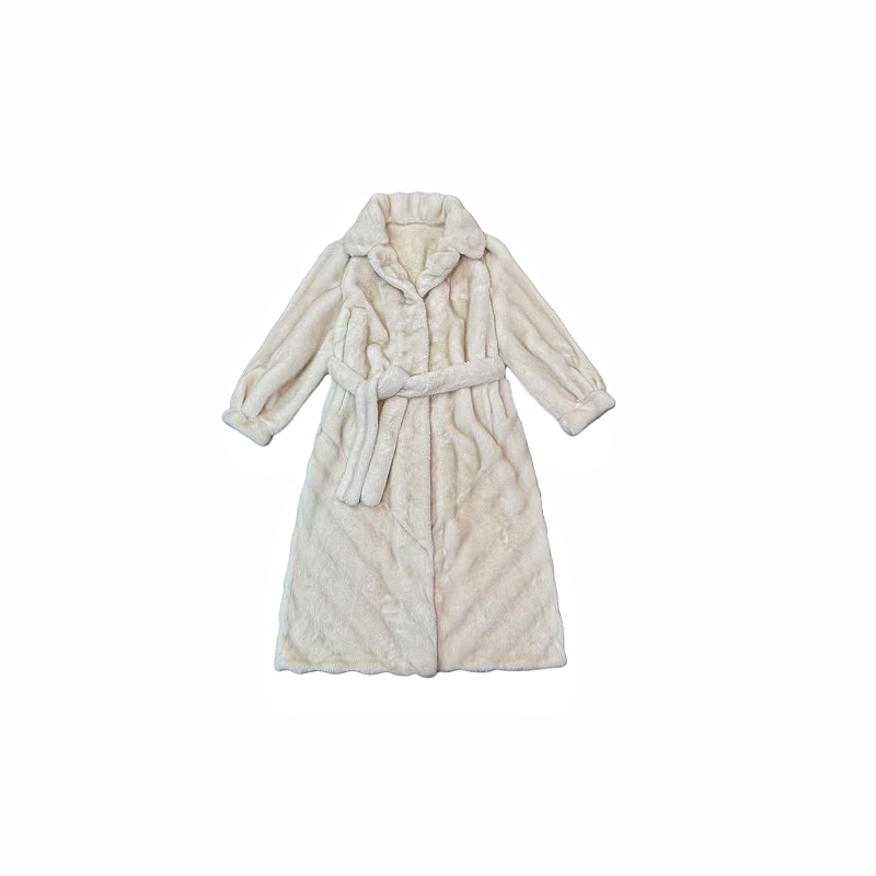 翡德莉丝【翻领腰带外套】冰心私服长款翻领外套