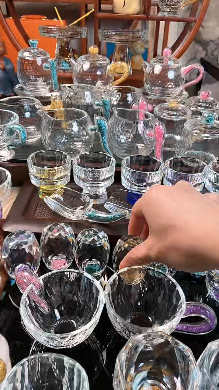 【闪购商品】玺宴新款水晶盖置绿松石