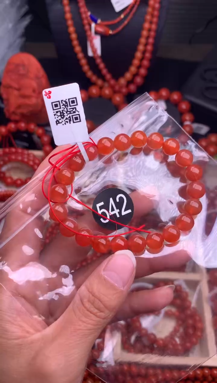 【闪购商品】南红玛瑙珠宝奇石合金542-8