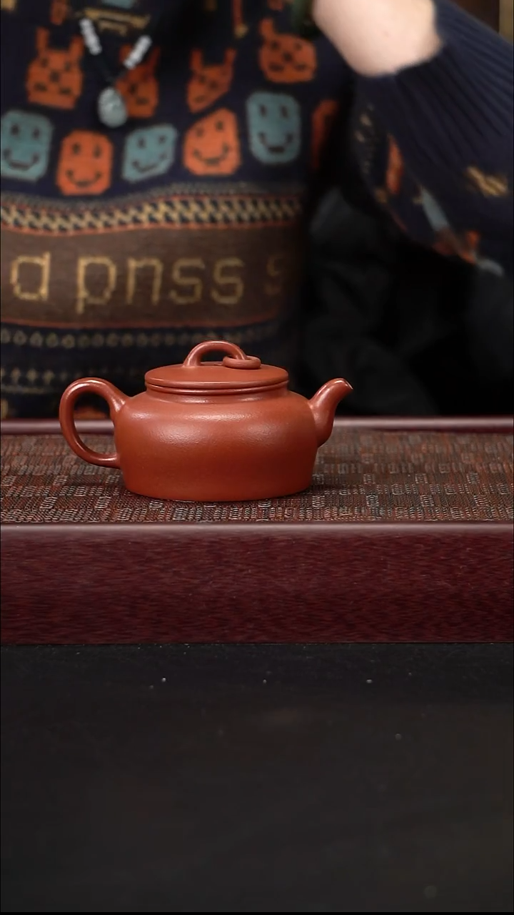 茶壶紫砂zq朱泥玉环