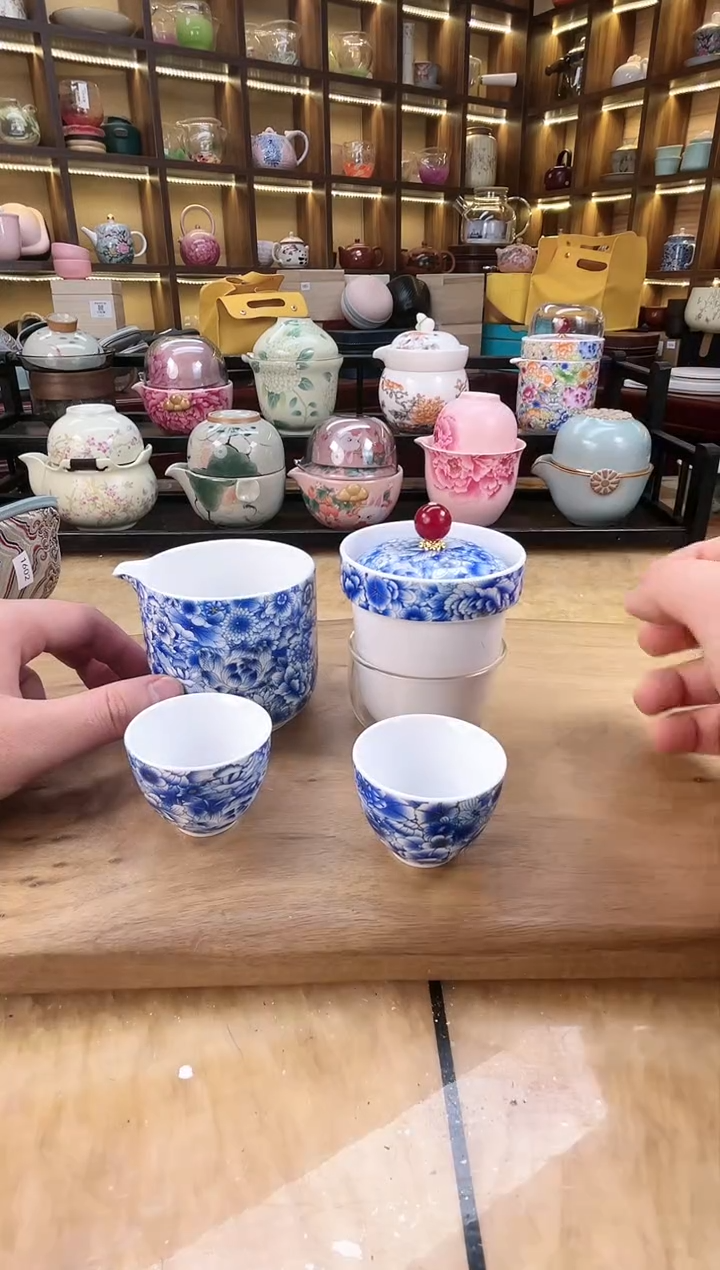 【闪购商品】其他青花珐琅彩旅行带刺绣包