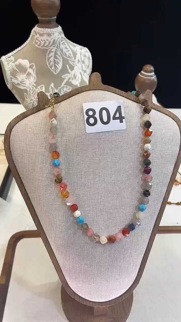 项链钛钢淡水珍珠804