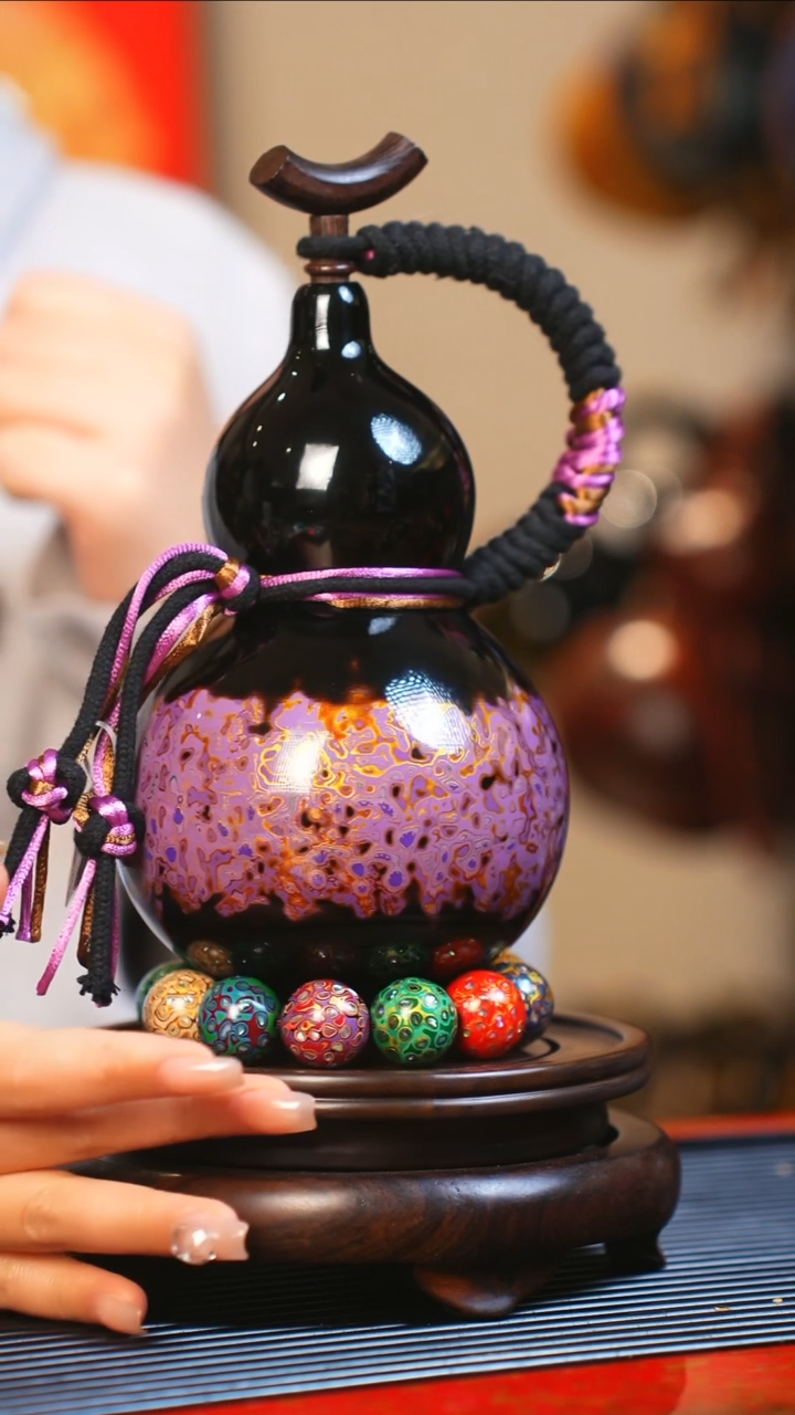 【闪购商品】JW102大师姐臻选非遗大漆酒葫芦