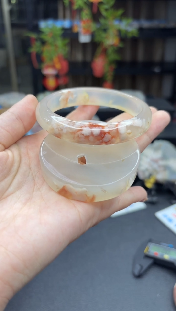 【闪购商品】石英质玉手镯未镶嵌95（60·圈赠送镯心）