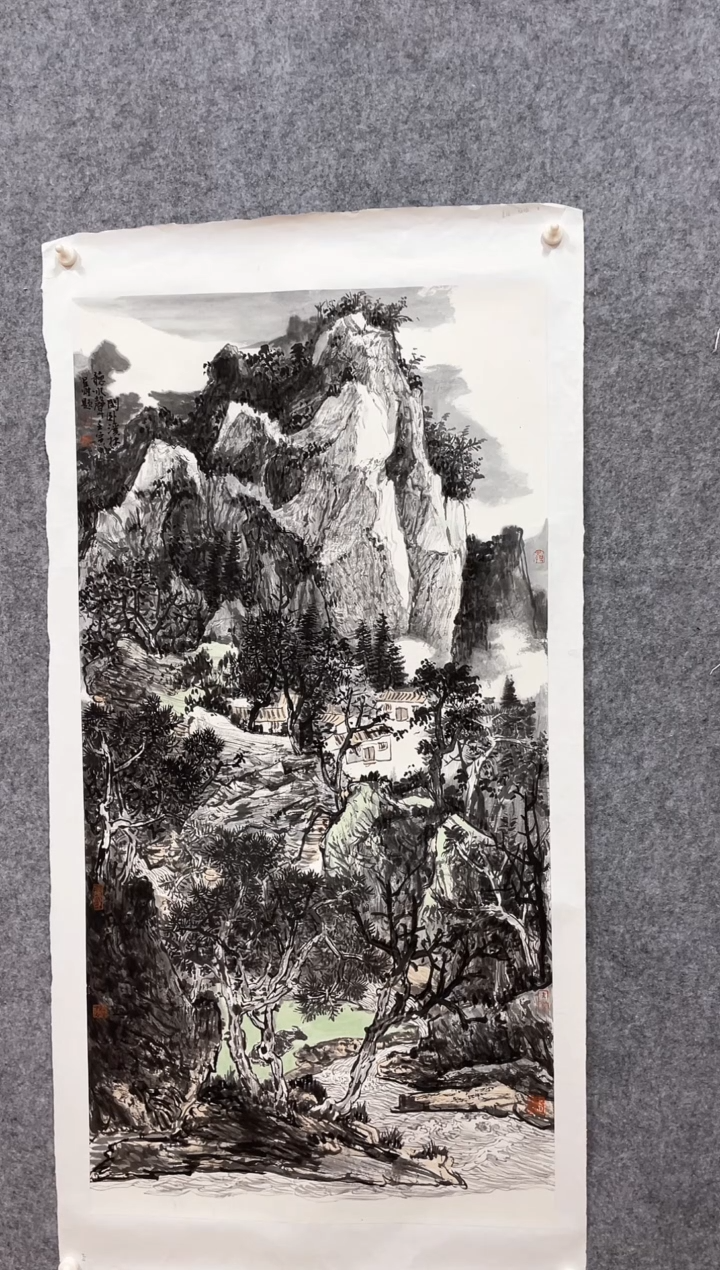 【闪购商品】国画李先生8平尺山水作品