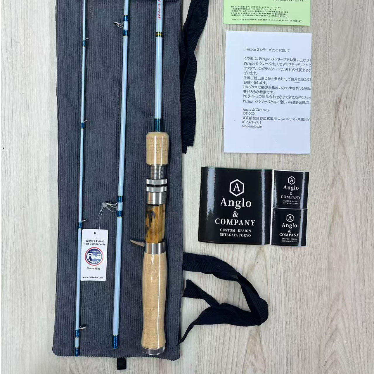 私人订制安格鲁溪流弹射竿路亚套装、路亚竿推荐，微物竿，旅行竿