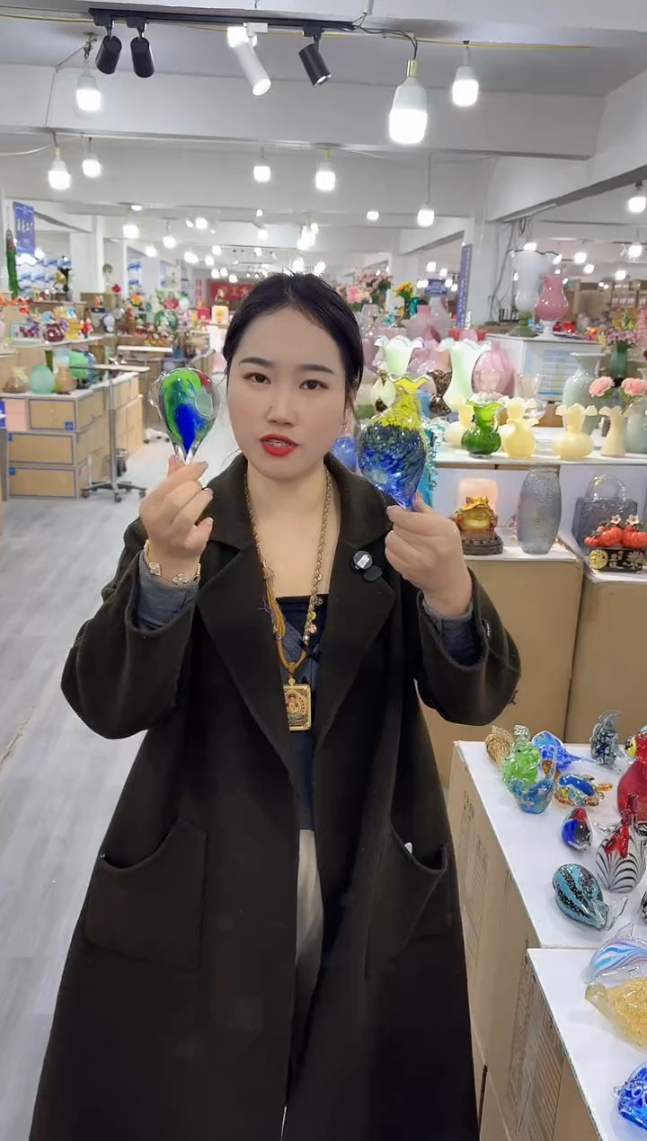 【闪购商品】无铅玻璃玖月花器晚z1