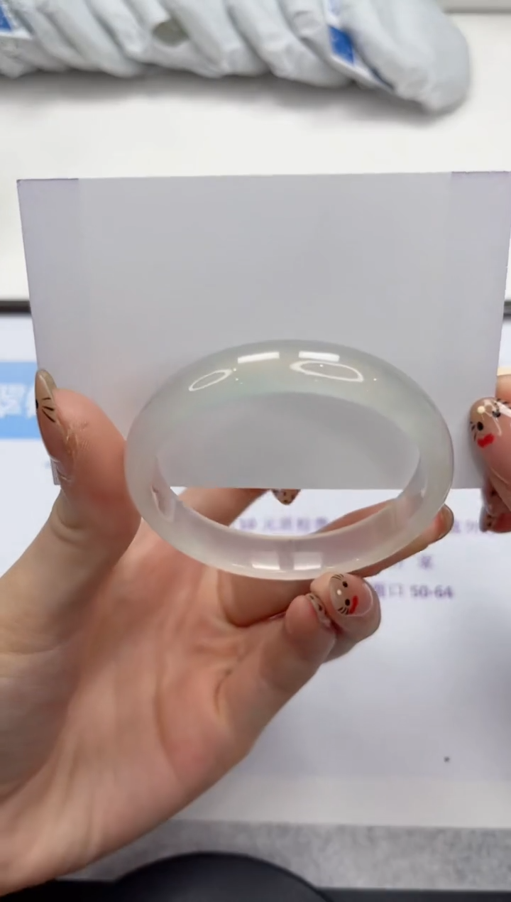 未镶嵌手镯石英质玉V56-52.2