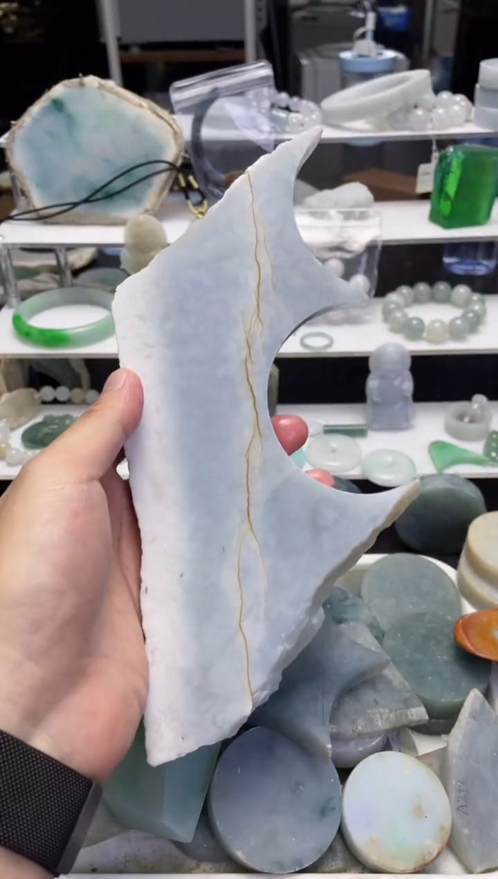 【闪购商品】翡翠把件未镶嵌N翡翠边角