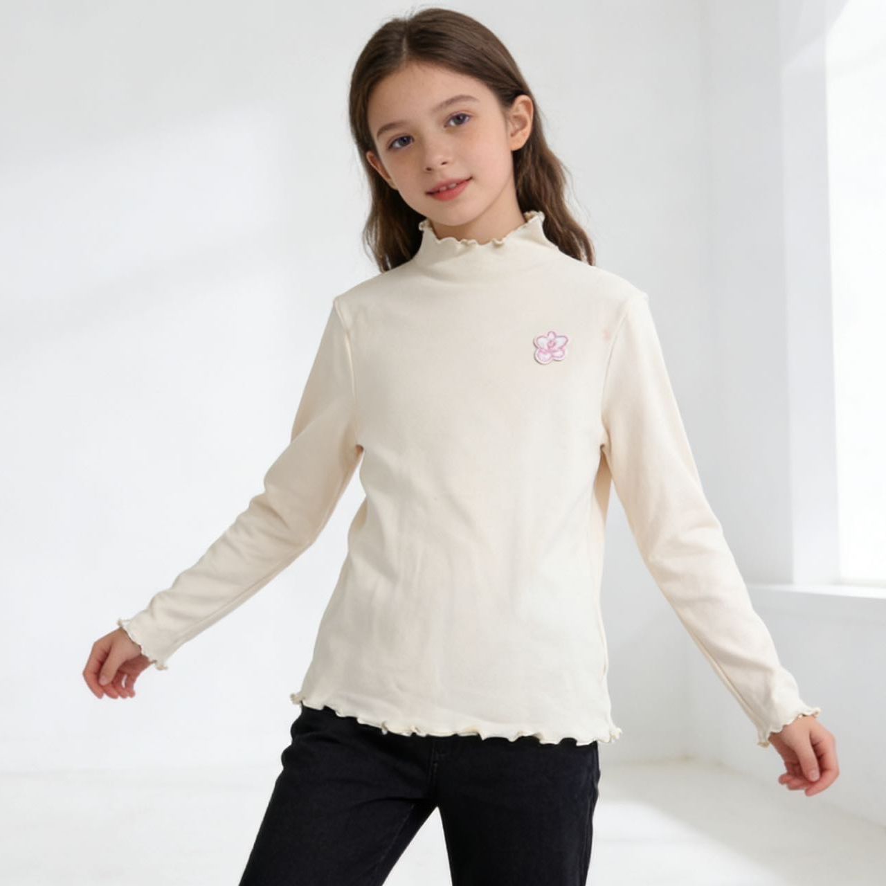 84059高端专享秋冬季打底衫米杏