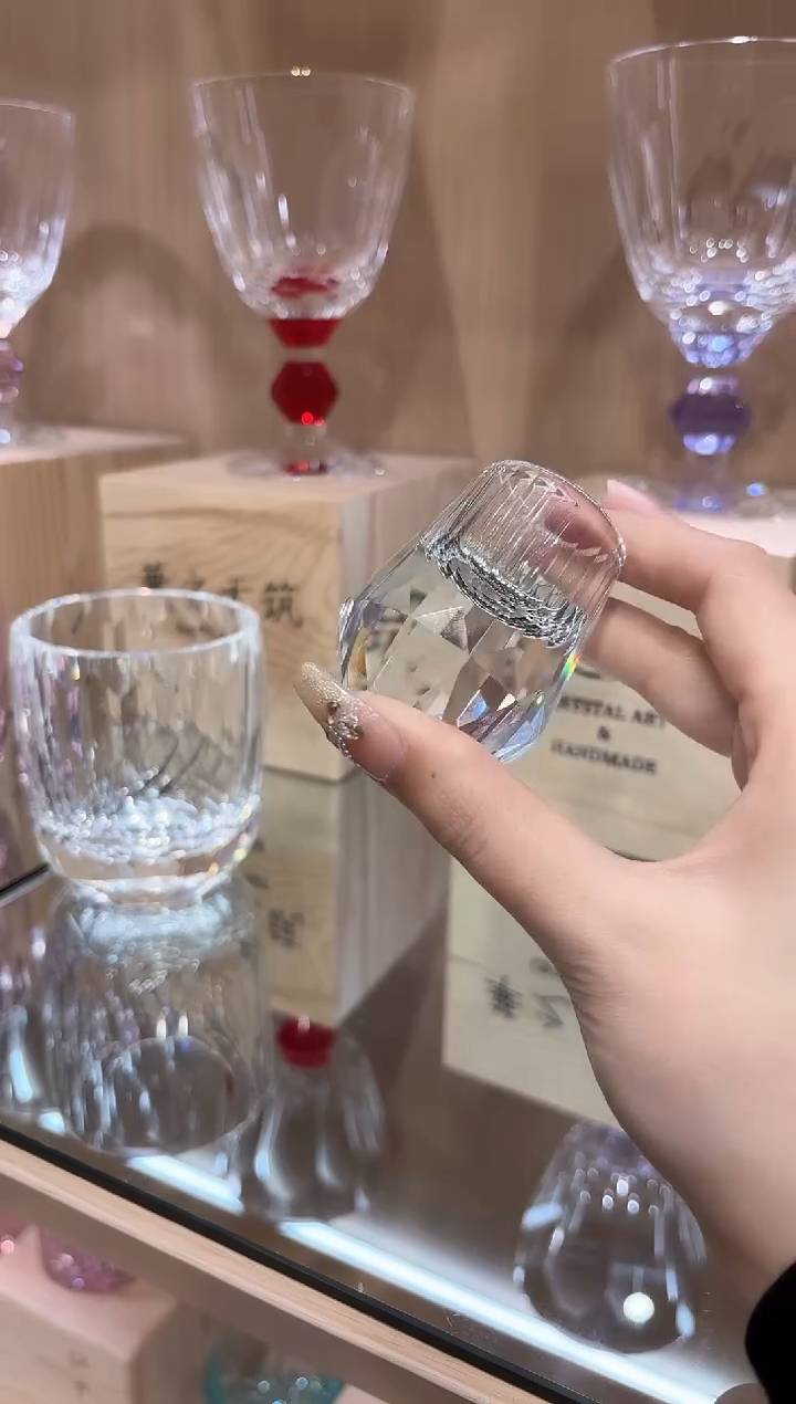 水晶白酒杯 单只