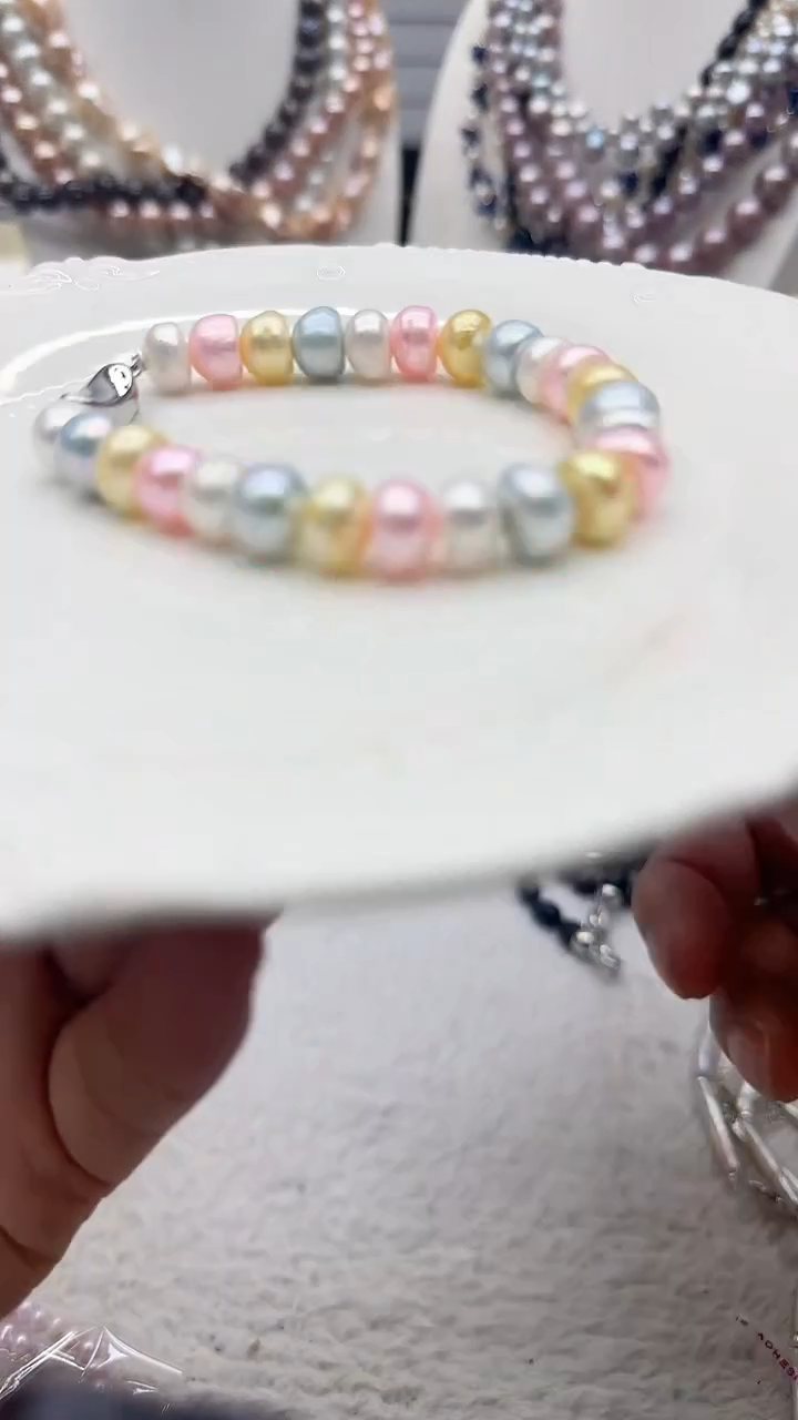淡水珍珠未镶嵌套链21