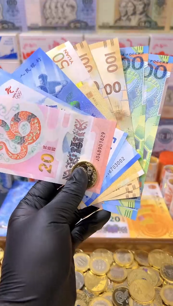 【闪购商品】其他普通金属福蛇献瑞纪念八钞一币合集（纸+塑料）