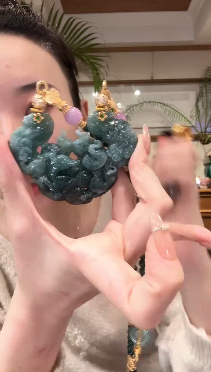 【闪购商品】翡翠颈饰未镶嵌国风