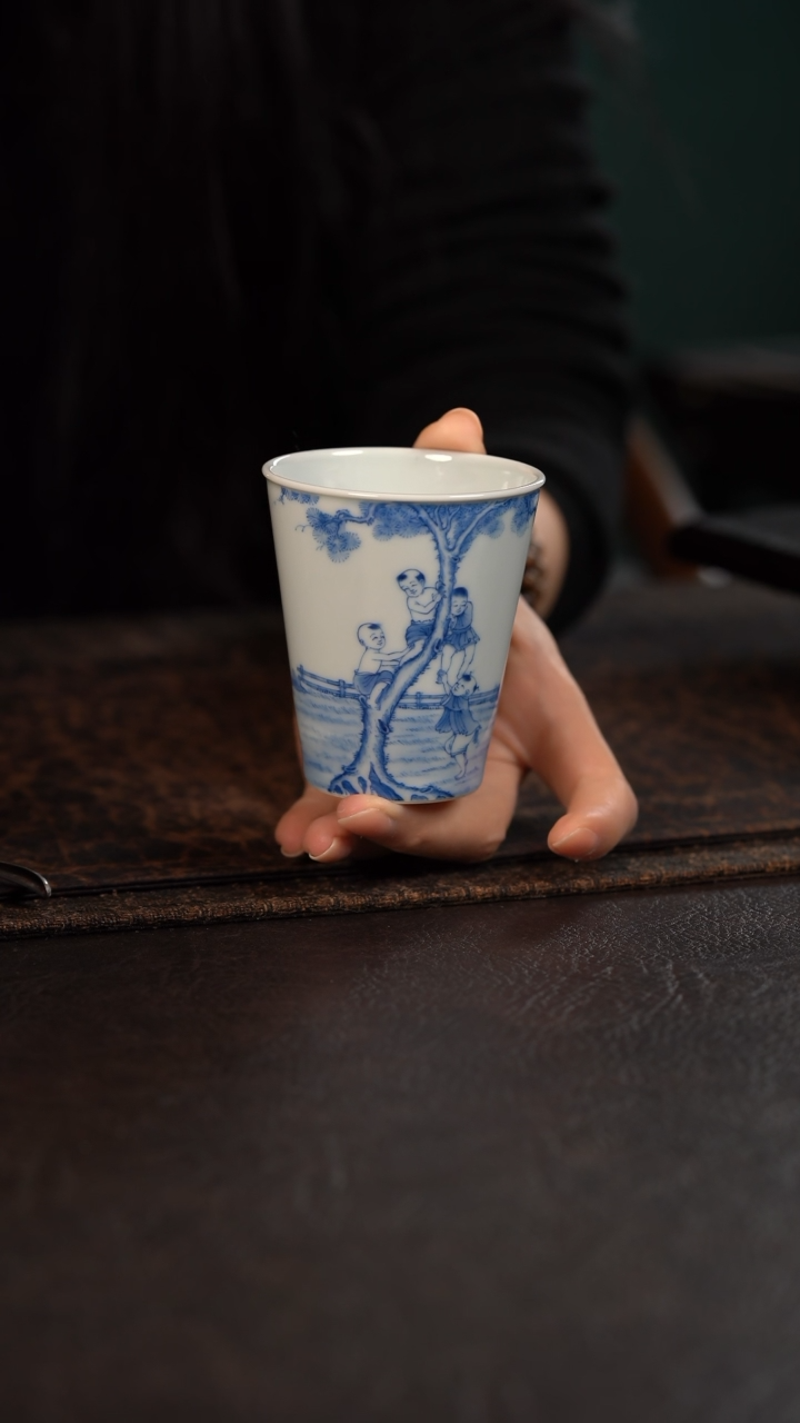 【闪购商品】杯聚澜堂童子爬树抓知了可乐杯