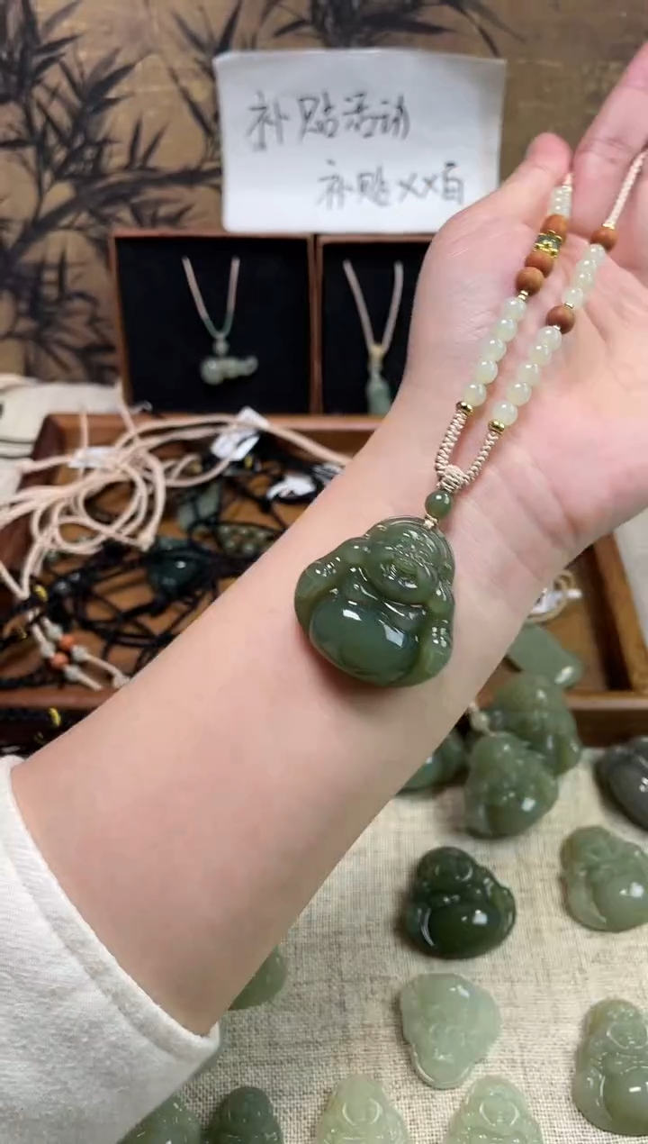 【闪购商品】和田玉颈饰未镶嵌35佛
