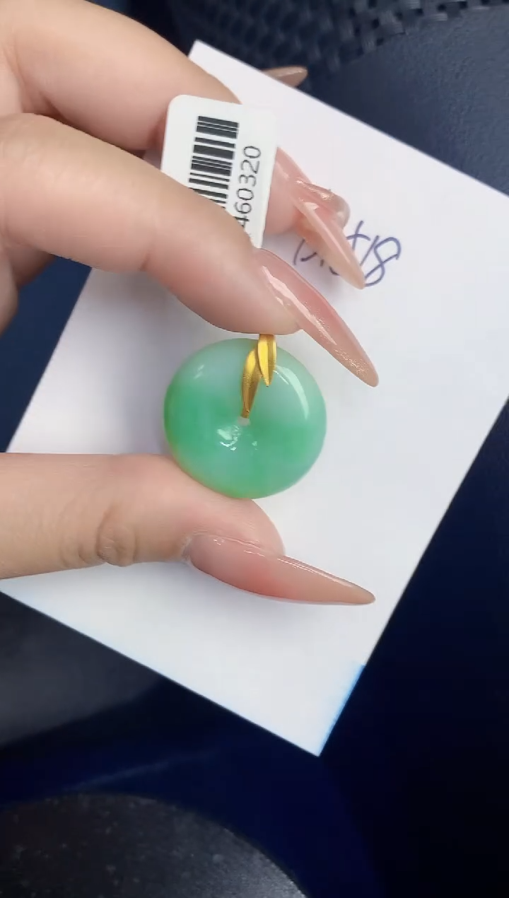 【闪购商品】翡翠颈饰18K金镶嵌000000000