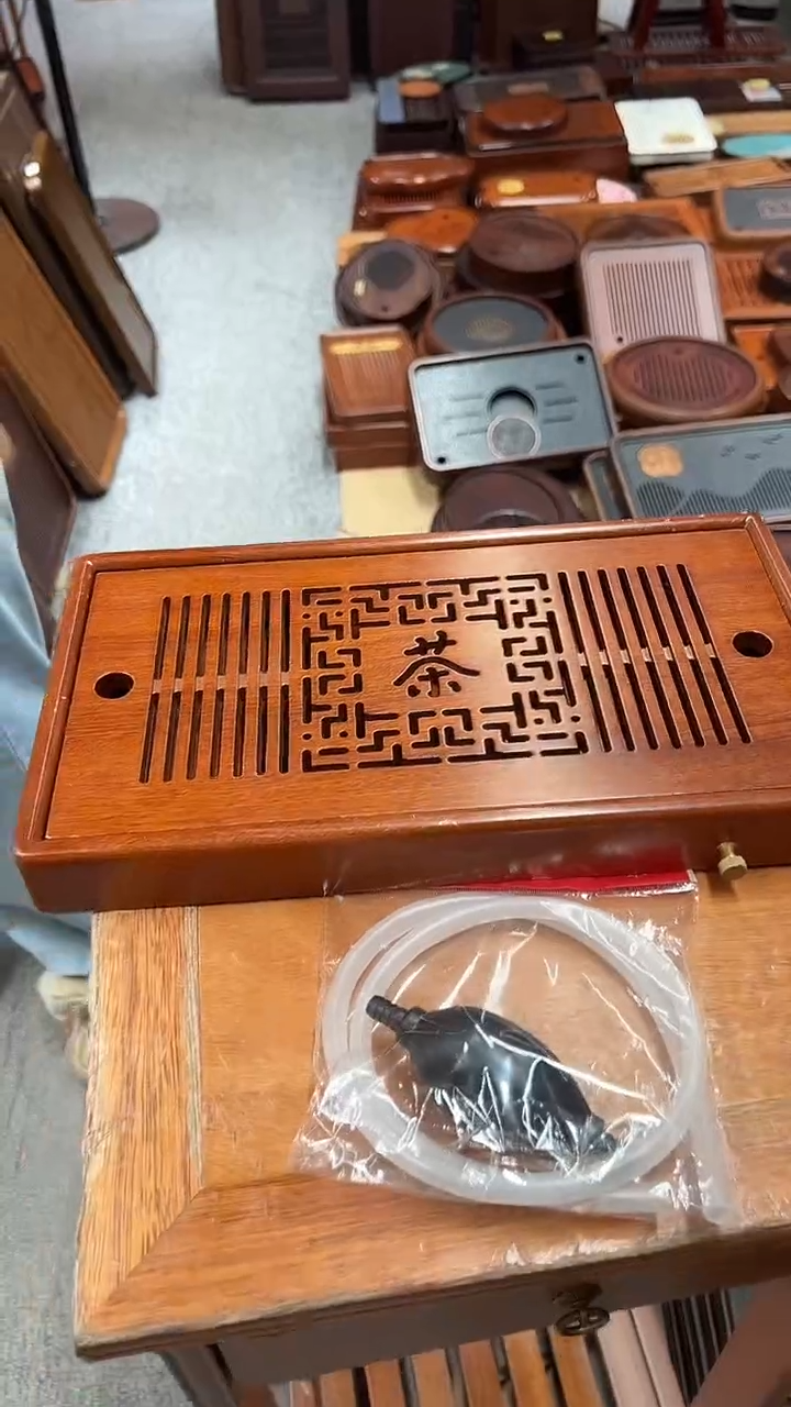 福利花梨木一整块长36CM*宽20CM茶盘送管