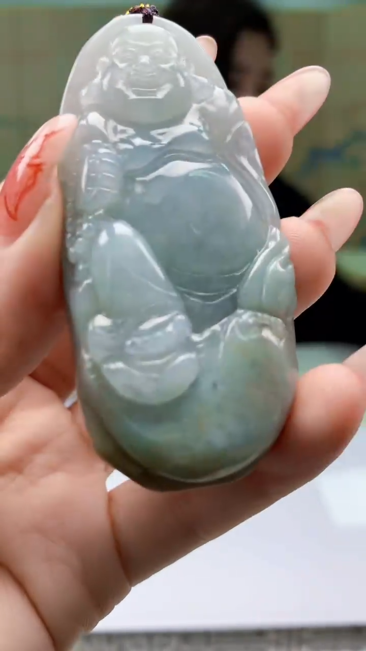 【闪购商品】定制翡翠未镶嵌4829ty-毛货挂件42