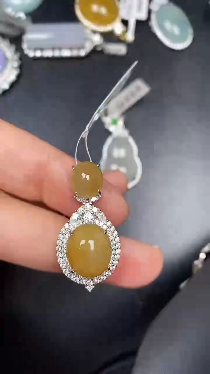 银S925镶嵌戒指翡翠3480