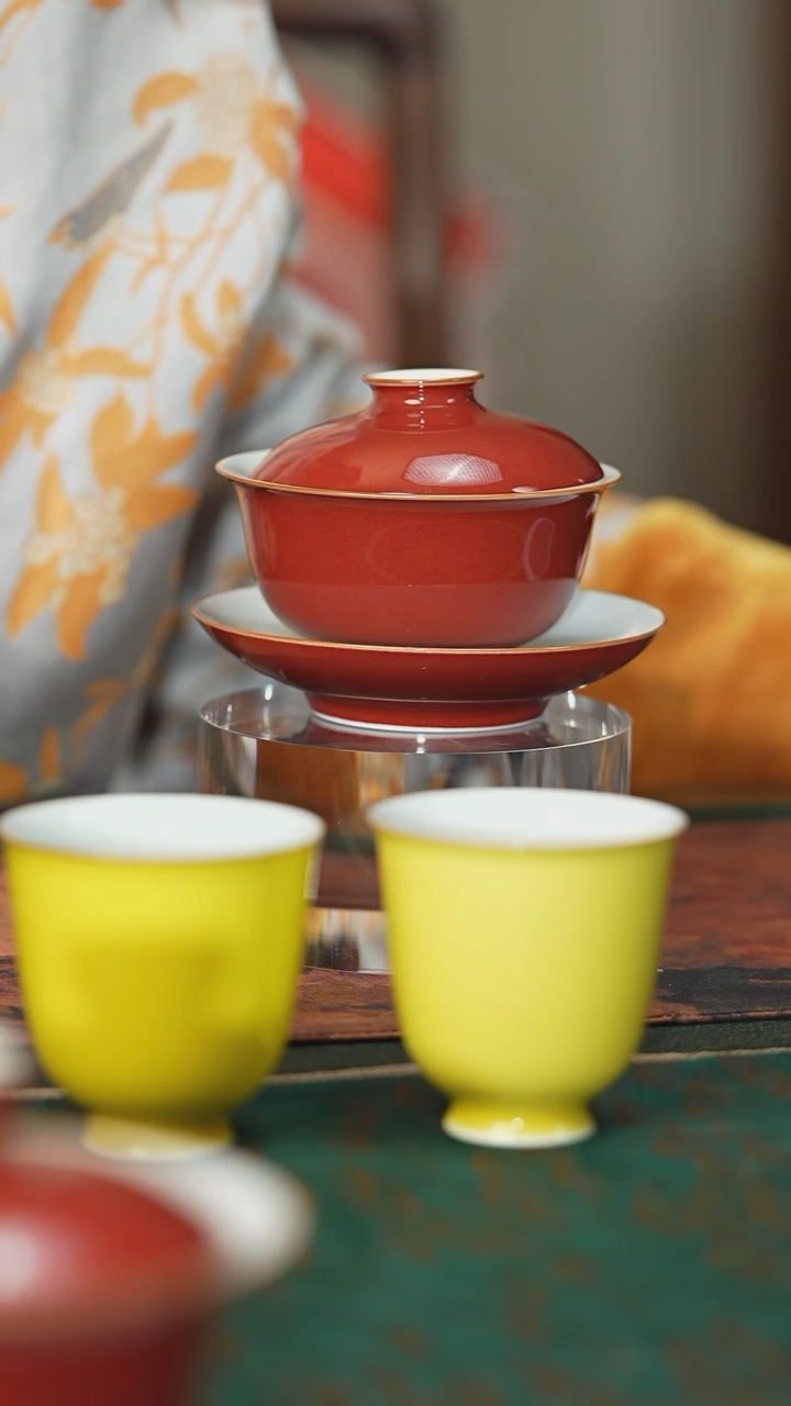 【闪购商品】摆件耕道堂西施盖碗手工