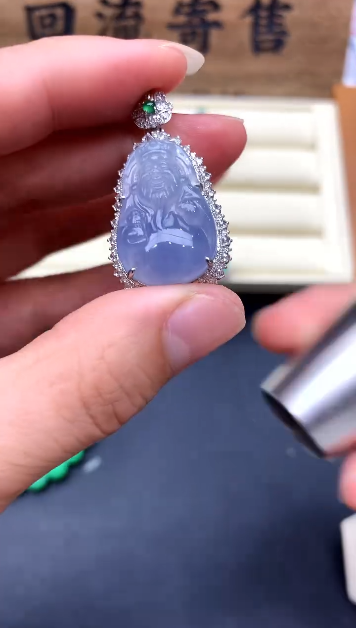 【闪购商品】翡翠颈饰18K金镶嵌324-中国好珍宝