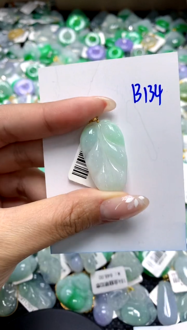 【闪购商品】翡翠颈饰18K金镶嵌111111111111111111