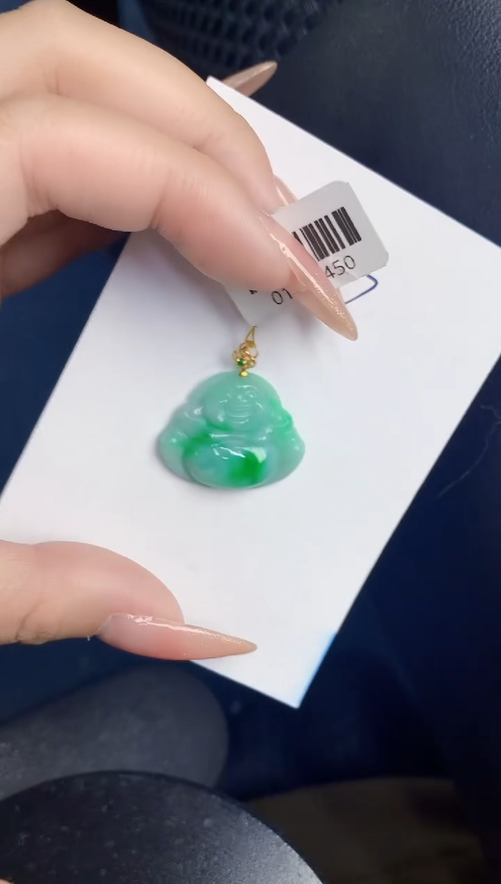 【闪购商品】翡翠颈饰18K金镶嵌000000000